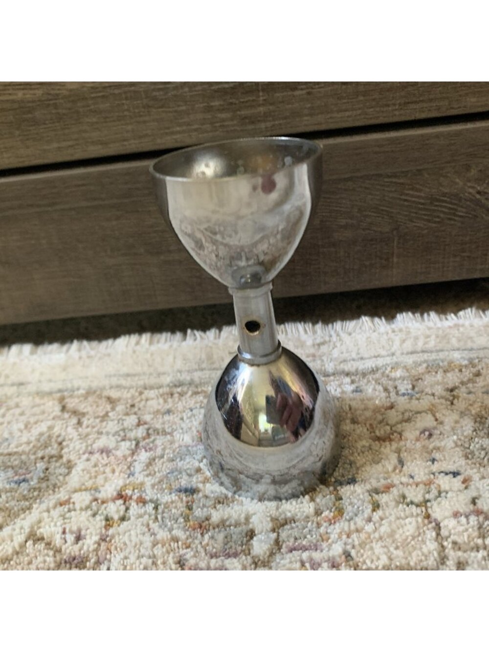 Vintage Mid Century Jigger Double Sided Cocktail Drink Measure Barware